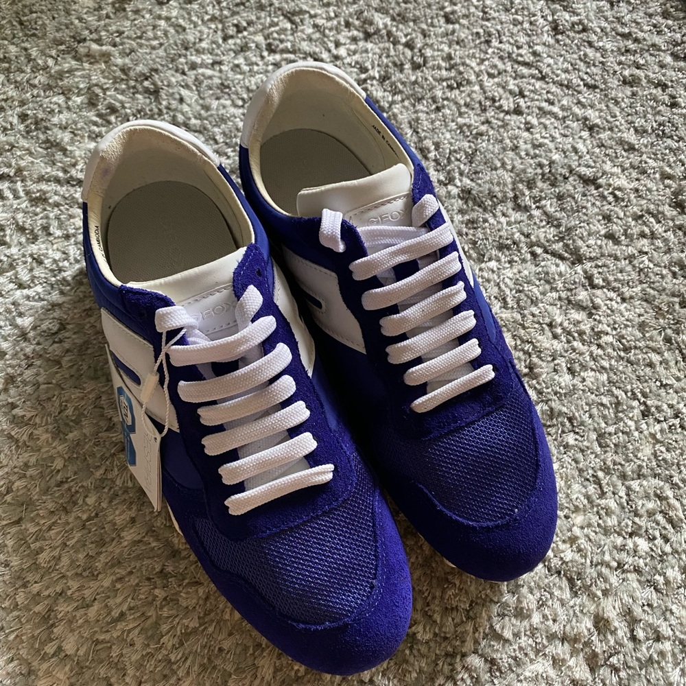 Geox Blue Sneakers hidden heel